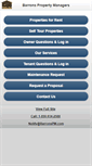 Mobile Screenshot of barronspropertymanagers.com